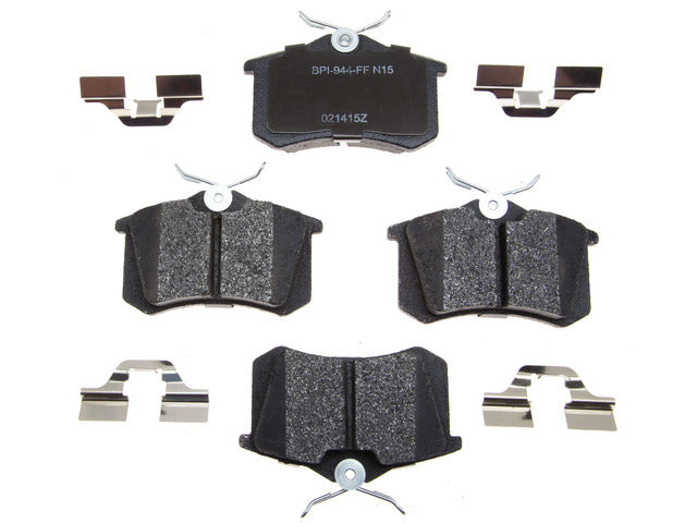Raybestos Brakes Disc Brake Pad Set P/N:SP340AXPH Fits: Audi A4, Audi A4 Quattro, Audi A6, Audi A6 Quattro, Audi S4, Audi S6, Audi Tt, Audi Tt Quattro, Volkswagen Beetle - Image 1