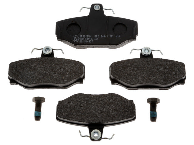 Raybestos Brakes Disc Brake Pad Set P/N:SP391EUH Fits: Volvo 760 90-88, Volvo 780 91-88, Volvo 940 94-91, Volvo 960 97-92, Volvo S70 00-99, Volvo S90 98-97, Volvo V70 99-98, Volvo V90 98-97 - Image 1