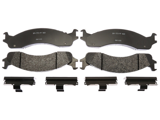 Raybestos Brakes Disc Brake Pad Set P/N:SP655TRH Fits: Ford E-250, Ford E-250 Econoline, Ford E-350 Club Wagon, Ford E-350 Econoline, Ford E-350 Econoline Club Wagon, Ford E-350 Super Duty, Ford E-450 Econoline Super Duty, Ford E-450 Super Duty - Image 1