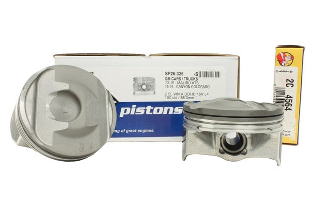 Safety Auto Parts Corp Engine Piston Set P/N:SPRC26-326-S Fits: Buick Envision 18-17, Cadillac Ats 16-13, Chevrolet Colorado 21-15, Chevrolet Impala 19-14, Chevrolet Malibu 15-13, Chevrolet Malibu Limited 2016, GMC Acadia 21-17, GMC Canyon 21-15 - Image 1