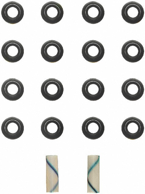 FEL-PRO Engine Valve Stem Oil Seal Set P/N:SS 72861 Fits: Am General Hummer, Buick Commercial Chassis, Buick Roadmaster, Cadillac Commercial Chassis, Cadillac Escalade, Cadillac Fleetwood, Chevrolet C1500, Chevrolet C1500 Suburban, Chevrolet C2500 - Image 1