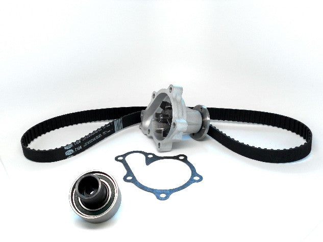 Gates Engine Timing Belt Kit with Water Pump P/N:TCKWP104A Fits: Nissan Maxima 94-85, Nissan Quest 94-93 - Image 1