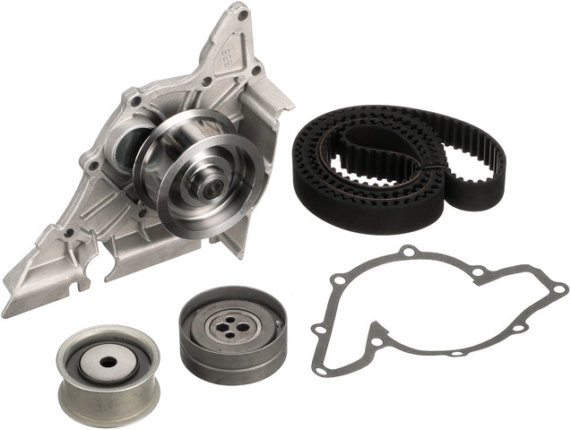 Gates Engine Timing Belt Kit with Water Pump P/N:TCKWP218A Fits: Audi 90 1995, Audi 90 Quattro 1995, Audi A4 97-96, Audi A4 Quattro 97-96, Audi A6 97-95, Audi A6 Quattro 98-95, Audi Cabriolet 98-95 - Image 1