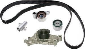 Gates Engine Timing Belt Kit with Water Pump P/N:TCKWP257A Fits: Lexus Es300 03-02, Lexus Es330 06-04, Lexus Rx330 06-04, Toyota Camry 06-02, Toyota Highlander 07-01, Toyota Sienna 06-04, Toyota Solara 08-04 - Image 1