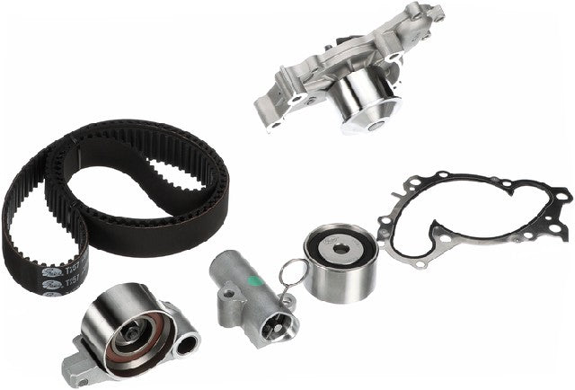 Gates Engine Timing Belt Kit with Water Pump P/N:TCKWP257B Fits: Lexus Rx400h 08-07, Toyota Highlander 10-06 - Image 1