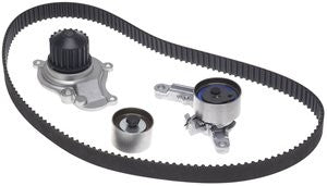 Gates Engine Timing Belt Kit with Water Pump P/N:TCKWP265A Fits: Chrysler Pt Cruiser 10-03, Chrysler Sebring 06-03, Chrysler Voyager 2003, Dodge Caravan 07-00, Dodge Stratus 06-03, Jeep Liberty 05-04, Jeep Tj 06-05, Jeep Tj 2003, Jeep Wrangler 06-03 - Image 1