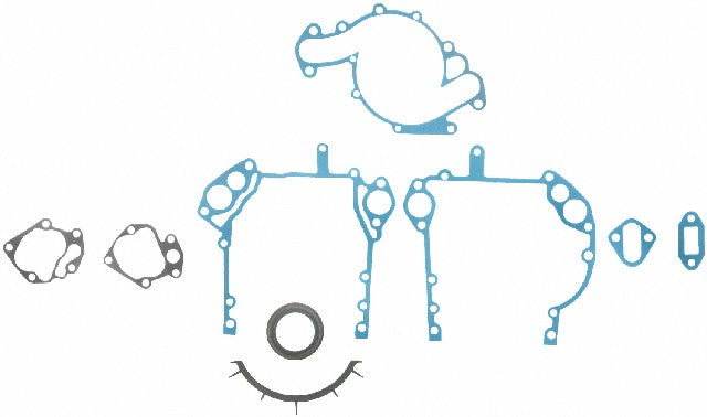 FEL-PRO Engine Timing Cover Gasket Set P/N:TCS 45011 Fits: Cadillac Calais, Cadillac Commercial Chassis, Cadillac Deville, Cadillac Eldorado, Cadillac Fleetwood, Cadillac Seville, Stutz Duplex, Stutz Limousine - Image 1