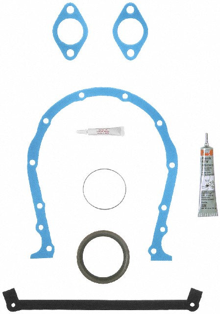 FEL-PRO Engine Timing Cover Gasket Set P/N:TCS 45272 Fits: Chevrolet B60, Chevrolet B7, Chevrolet Bel Air, Chevrolet Biscayne, Chevrolet Blazer, Chevrolet Brookwood, Chevrolet C10, Chevrolet C10 Pickup, Chevrolet C10 Suburban, Chevrolet C1500 - Image 1