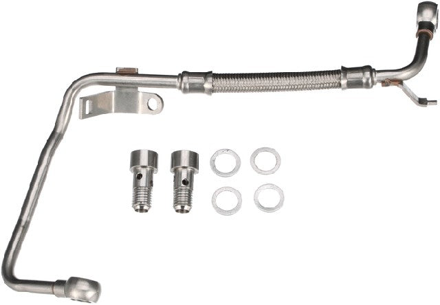 Gates Turbocharger Oil Supply Line P/N:TL127 Fits: Audi A3, Audi A3 Quattro, Audi Tt, Audi Tt Quattro, Audi Tts Quattro, Volkswagen Bora, Volkswagen Eos, Volkswagen Gti, Volkswagen Jetta, Volkswagen Jetta City, Volkswagen Passat - Image 1