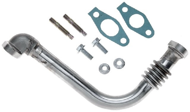 Gates Turbocharger Oil Return Line P/N:TL152 Fits: Chevrolet C4500 Kodiak, Chevrolet C5500 Kodiak, Chevrolet Silverado 2500 Hd, Chevrolet Silverado 3500, GMC C4500 Topkick, GMC C5500 Topkick, GMC Sierra 2500 Hd, GMC Sierra 3500 - Image 1