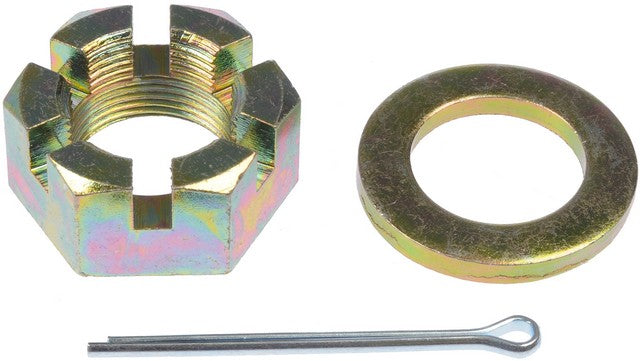 Dorman - Autograde Spindle Lock Nut Kit P/N:05138 Fits: Subaru Brat 87-79, Subaru Dl 89-79, Subaru Fe 1979, Subaru Gf 1979, Subaru Gl 89-79, Subaru Gl-10 89-85, Subaru Glf 82-80, Subaru Loyale 94-90, Subaru Rx 89-85, Subaru Standard 87-79, Subaru Xt 91-85 - Image 1