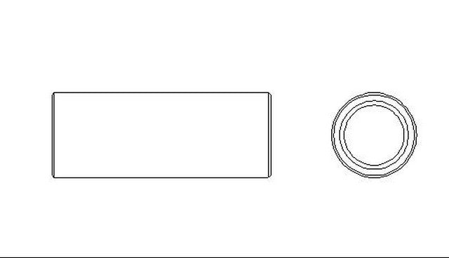 Better Brake Parts Disc Brake Caliper Pin Sleeve P/N:10203 Fits: Buick Century, Buick Lesabre, Buick Park Avenue, Buick Riviera, Buick Skylark, Cadillac 60 Special, Cadillac Allante, Cadillac Deville, Cadillac Eldorado - Image 1