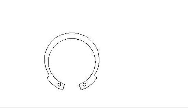Better Brake Parts E-Clip P/N:10210 Fits: Acura Legend, Audi A3, Audi A3 Quattro, Audi A4, Audi A4 Quattro, Audi A6, Audi A6 Quattro, Audi A8, Audi A8 Quattro, Audi Allroad Quattro - Image 1