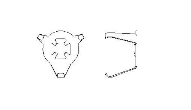 Better Brake Parts Disc Brake Pad Retaining Clip P/N:10244 Fits: Geo Metro 94-89 - Image 1