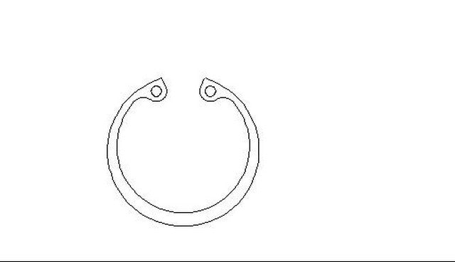 Better Brake Parts E-Clip P/N:10251 Fits: Ford Focus 07-01 - Image 1