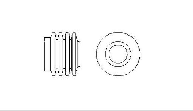 Better Brake Parts Disc Brake Caliper Bushing P/N:10328 Fits: Ford E-250 Econoline 94-92, Ford E-350 Econoline 94-92, Ford E-350 Econoline Club Wagon 94-92 - Image 1