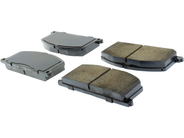 Centric Parts Disc Brake Pad Set P/N:105.02420 Fits: Chevrolet Nova 88-85, Geo Prizm 92-89, Toyota Camry 86-83, Toyota Celica 91-86, Toyota Corolla 92-84, Toyota Mr2 89-85, Toyota Mr2 95-91, Toyota Paseo 99-92, Toyota Tercel 99-83 - Image 1