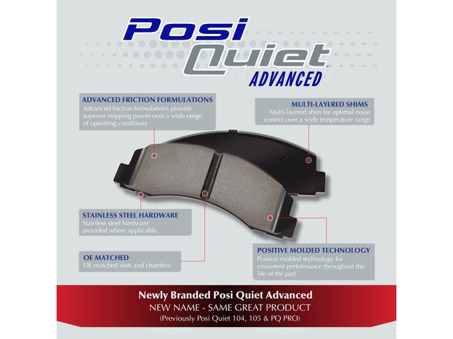 Centric Parts Disc Brake Pad Set P/N:105.05530 Fits: Mazda 929 95-92, Mazda Mpv 98-93 - Image 5
