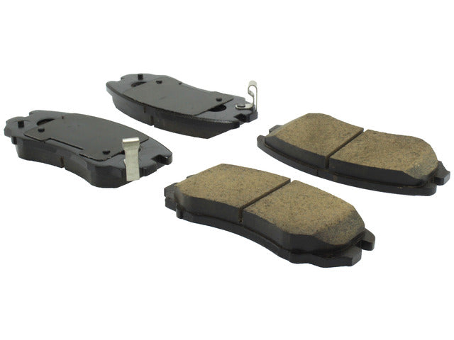 Centric Parts Disc Brake Pad Set P/N:105.09240 Fits: Hyundai Elantra 10-07, Hyundai Sonata 10-03, Hyundai Tiburon 08-03, Hyundai Tucson 09-05, Kia Magentis 10-02, Kia Optima 10-02, Kia Soul 13-10, Kia Sportage 10-05 - Image 1