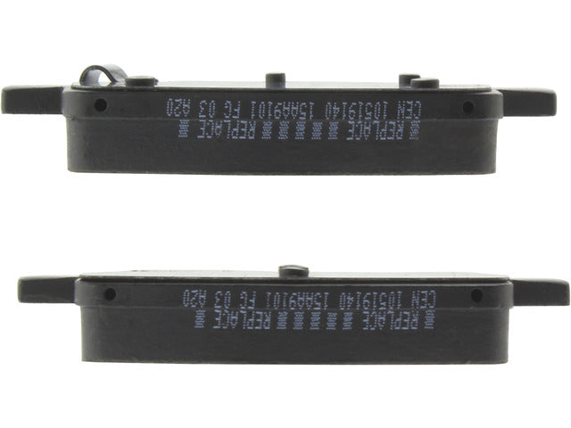Centric Parts Disc Brake Pad Set P/N:105.19140 Fits: Buick Enclave 19-18, Cadillac Ct6 20-16, Cadillac Xt5 20-17, Cadillac Xt6 2020, Chevrolet Blazer 20-19, Chevrolet Camaro 22-16, Chevrolet Traverse 20-18, GMC Acadia 20-17 - Image 2