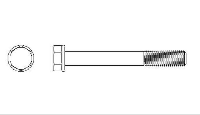 Better Brake Parts Disc Brake Caliper Bolt P/N:10522 Fits: Eagle Premier 92-88, Ford Escort 03-91, Mazda 323 94-86, Mazda Protege 98-90, Mercury Tracer 99-91 - Image 1