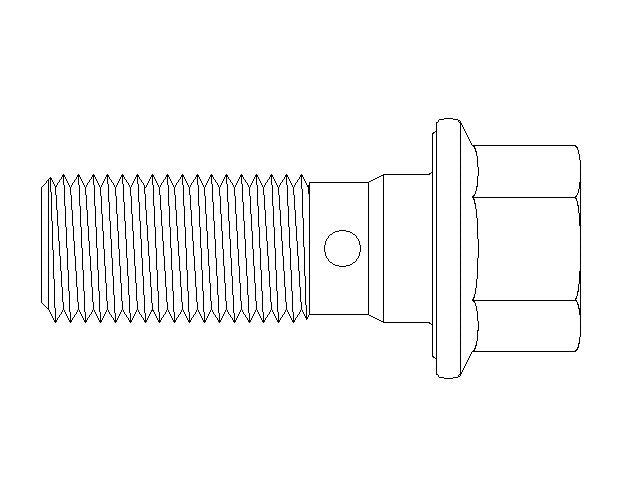 Better Brake Parts Brake Hydraulic Banjo Bolt P/N:10602 Fits: Chrysler 200, Chrysler 300, Dodge Avenger, Dodge Challenger, Dodge Charger, Dodge Magnum, Ford Escort, Ford Exp, Ford Mustang - Image 1