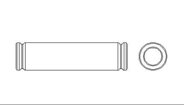 Better Brake Parts Disc Brake Caliper Pin Sleeve P/N:10605 Fits: Chrysler Imperial 1990, Chrysler New Yorker 90-88, Dodge Dynasty 89-88 - Image 1