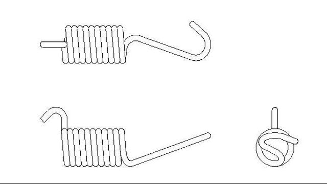 Better Brake Parts Drum Brake Adjusting Spring P/N:107 Fits: Buick Apollo, Buick Century, Buick Gran Sport, Buick Gs, Buick Gs 350, Buick Gs 400, Buick Gs 455, Buick Lesabre, Buick Regal - Image 1