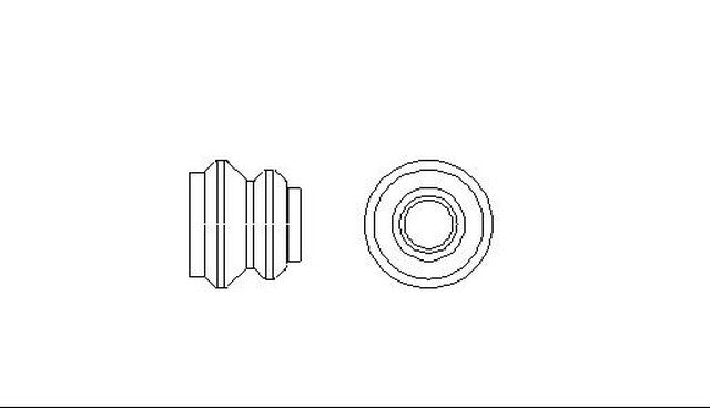 Better Brake Parts Disc Brake Caliper Bushing P/N:11089 Fits: Honda Passport 96-94, Isuzu Amigo 93-89, Isuzu Pickup 95-91, Isuzu Rodeo 95-91, Isuzu Trooper 91-88, Subaru Legacy 96-90 - Image 1