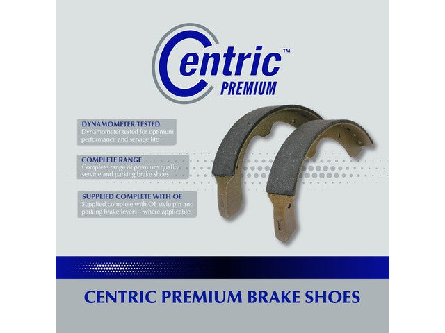 Centric Parts Drum Brake Shoe P/N:111.05481 Fits: BMW 318i 85-84, Eagle Medallion 89-88 - Image 4