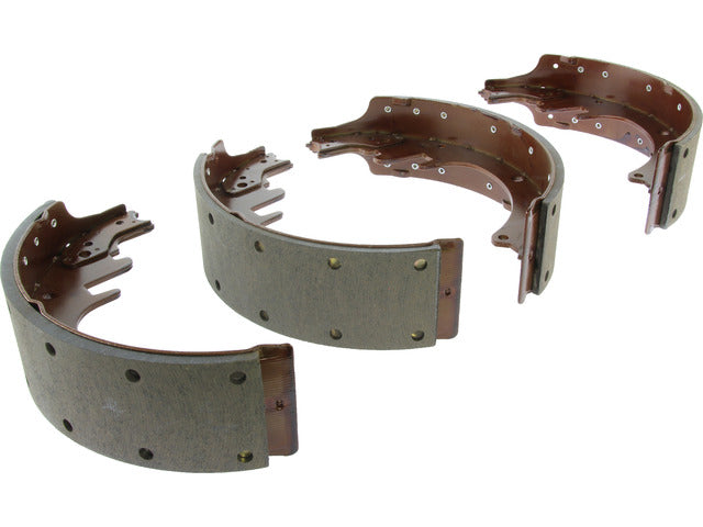 Centric Parts Drum Brake Shoe P/N:112.04520 Fits: Chevrolet C2500 Suburban, Chevrolet C30, Chevrolet C30 Pickup, Chevrolet C35, Chevrolet C3500, Chevrolet Express 2500, Chevrolet Express 3500, Chevrolet G30, Chevrolet G30 Van, Chevrolet K2500 Suburban - Image 1
