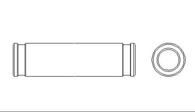 Better Brake Parts Disc Brake Caliper Pin Sleeve P/N:11570 Fits: Dodge Colt 91-85, Mitsubishi Mirage 88-85, Plymouth Colt 91-85 - Image 1