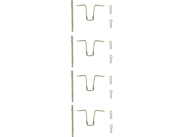 Centric Parts Disc Brake Hardware Kit P/N:117.35014 Fits: Mercedes-benz 220, Mercedes-benz 220b, Mercedes-benz 220s, Mercedes-benz 220sb, Mercedes-benz 220se, Mercedes-benz 230, Mercedes-benz 230s, Mercedes-benz 230sl, Mercedes-benz 240d - Image 2