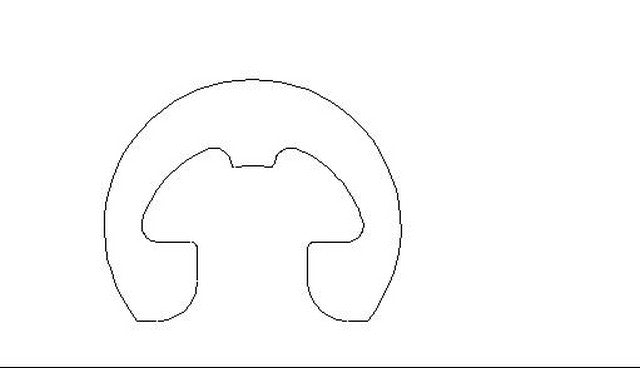 Better Brake Parts E-Clip P/N:1175 Fits: Buick Apollo, Buick Centurion, Buick Century, Buick Commercial Chassis, Buick Electra, Buick Estate Wagon, Buick Gran Sport, Buick Gs, Buick Gs 350, Buick Gs 400 - Image 1