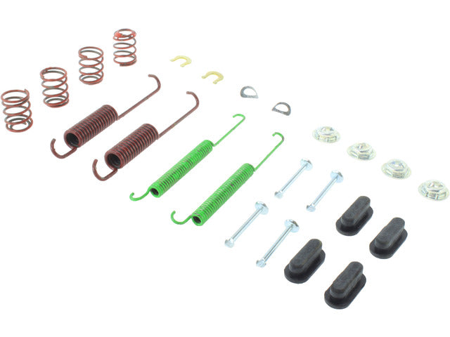 Centric Parts Drum Brake Hardware Kit P/N:118.61018 Fits: Ford Escort 90-81, Ford Exp 85-82, Ford Tempo 94-84, Mercury Ln7 83-82, Mercury Lynx 87-81, Mercury Topaz 94-84, Renault Alliance 86-83, Renault Encore 86-84 - Image 1
