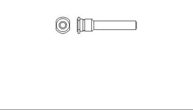 Better Brake Parts Disc Brake Caliper Bolt P/N:11828 Fits: Ford E-250 Econoline 94-92, Ford E-350 Econoline 94-92, Ford E-350 Econoline Club Wagon 94-92 - Image 1