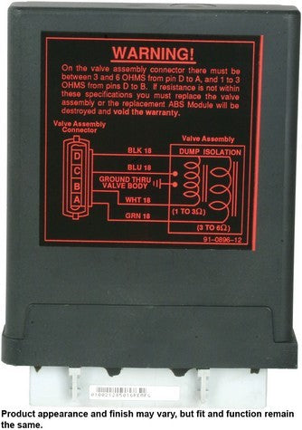 CARDONE Reman ABS Control Module P/N:12-1002 Fits: Chevrolet C3500hd 93-92, GMC C3500hd 93-92 - Image 1