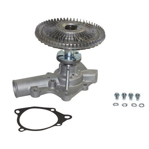 GMB Engine Water Pump with Fan Clutch P/N:120-0002 Fits: Jeep Cherokee 00-94, Jeep Tj 99-97, Jeep Wrangler 95-91, Jeep Wrangler 99-97 - Image 1