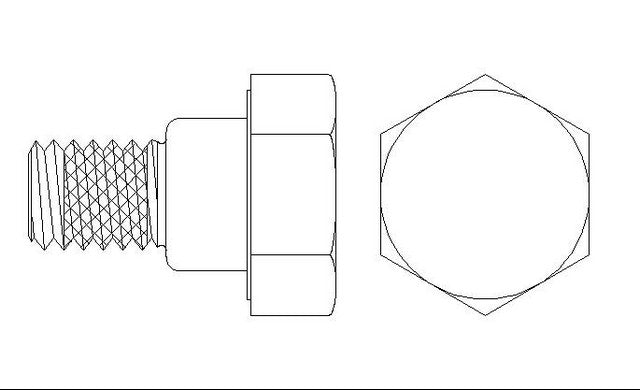 Better Brake Parts Disc Brake Caliper Bolt P/N:12007 Fits: Isuzu Fsr 99-87, Isuzu Ftr 99-97, Isuzu Fvr 99-98 - Image 1