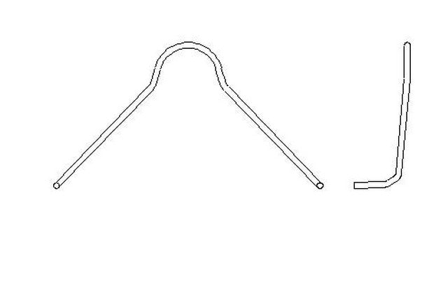 Better Brake Parts Disc Brake Pad Spring P/N:12198 Fits: Cadillac Ct6, Ford Expedition, Ford F-150, Hyundai Santa Fe, Hyundai Santa Fe Sport, Hyundai Santa Fe Xl, Jeep Grand Wagoneer, Jeep Grand Wagoneer L, Jeep Wagoneer, Jeep Wagoneer L - Image 1