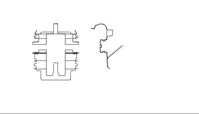 Better Brake Parts Disc Brake Pad Retaining Clip P/N:12315 Fits: Mazda 929 95-92 - Image 1