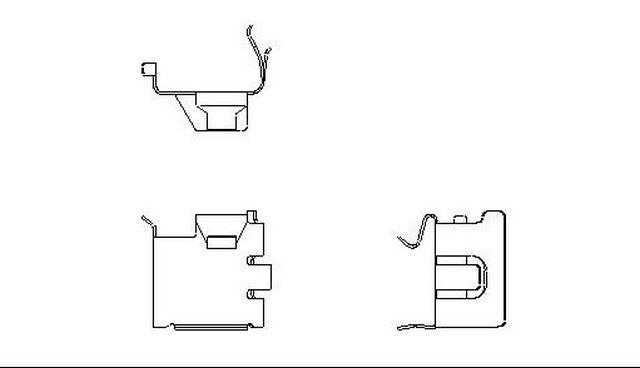 Better Brake Parts Disc Brake Pad Retaining Clip P/N:12498 Fits: Toyota Camry 01-97 - Image 1