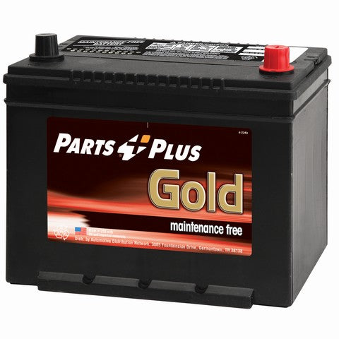 Parts Plus Vehicle Battery P/N:124RG Fits: Hyundai Azera, Hyundai Elantra, Hyundai Entourage, Hyundai Genesis Coupe, Hyundai Santa Fe, Hyundai Santa Fe Sport, Hyundai Santa Fe Xl, Hyundai Sonata, Hyundai Tiburon - Image 1
