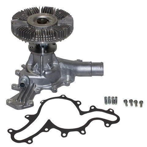 GMB Engine Water Pump with Fan Clutch P/N:125-0003 Fits: Ford Explorer 97-91, Ford Ranger 97-90, Mazda B4000 97-94, Mazda Navajo 94-91 - Image 1