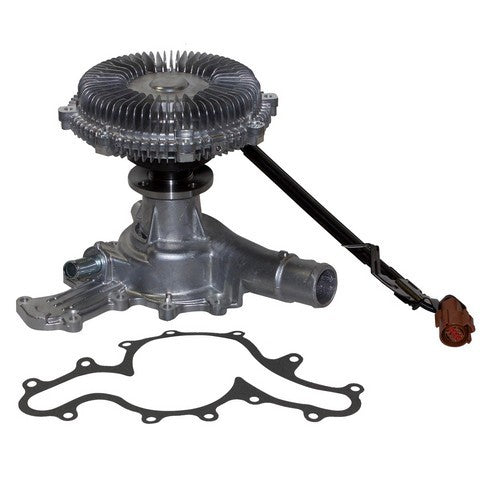 GMB Engine Water Pump with Fan Clutch P/N:125-0032 Fits: Ford Explorer 10-07, Ford Explorer Sport Trac 10-07, Mercury Mountaineer 10-07 - Image 1