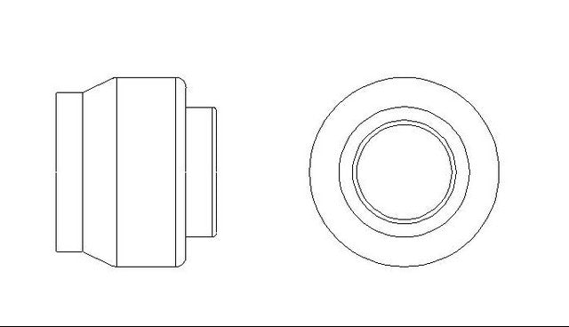 Better Brake Parts Disc Brake Caliper Bushing P/N:12537 Fits: Acura Mdx, Ford Fusion, Honda Odyssey, Lexus Lx450, Lexus Lx470, Lincoln Mkz, Lincoln Zephyr, Mazda 6, Mazda Miata, Mazda Mx-5 Miata - Image 1