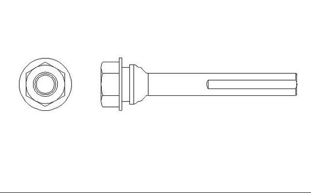 Better Brake Parts Disc Brake Caliper Bolt P/N:12613 Fits: Audi A8 Quattro, Audi Rs7, Audi S6, Audi S7, Audi S8, BMW 528i, BMW 528i Xdrive, BMW 530e, BMW 530e Xdrive, BMW 530i - Image 1