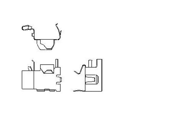 Better Brake Parts Disc Brake Pad Retaining Clip P/N:12703 Fits: Toyota Camry 01-00, Toyota Celica 99-98, Toyota Sienna 03-98 - Image 1