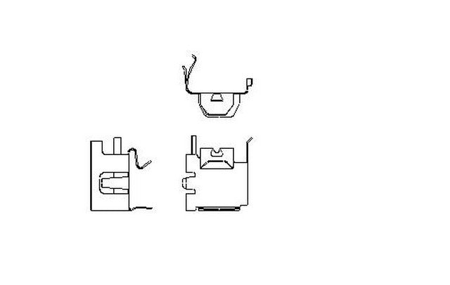 Better Brake Parts Disc Brake Pad Retaining Clip P/N:12705 Fits: Lexus Es300 01-00, Scion Tc 10-05, Toyota Camry 01-00, Toyota Celica 99-98, Toyota Sienna 03-98 - Image 1
