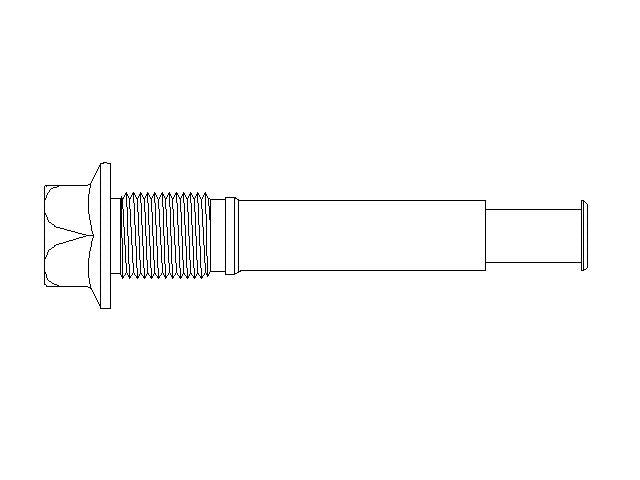 Better Brake Parts Disc Brake Caliper Pin P/N:12719 Fits: Chevrolet W4500 Tiltmaster, Chevrolet W5500 Tiltmaster, Chevrolet W5500hd Tiltmaster, GMC W4500 Forward, GMC W5500 Forward, GMC W5500hd Forward, Isuzu Npr, Isuzu Npr-hd, Ud 1200, Ud 1300, Ud 1400 - Image 1